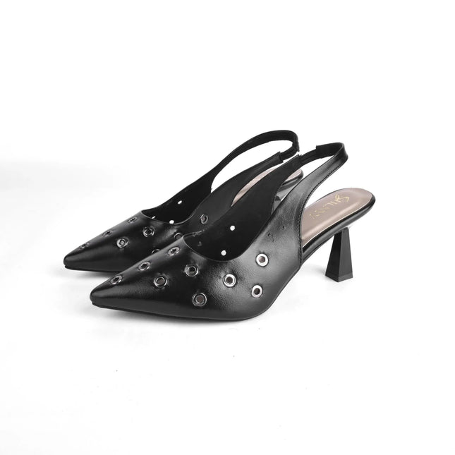 City Lights Eyelet Sling heels - Stilnyy