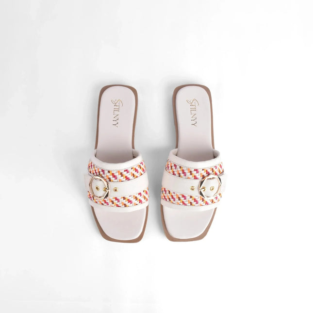 Coastal Charm Buckle Slides - Stilnyy