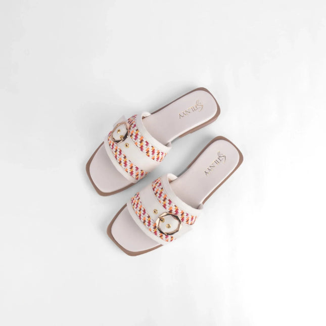 Coastal Charm Buckle Slides - Stilnyy