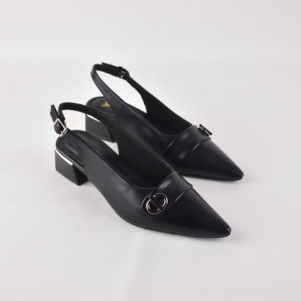 DARK MODE BLOCK HEELS - Stilnyy