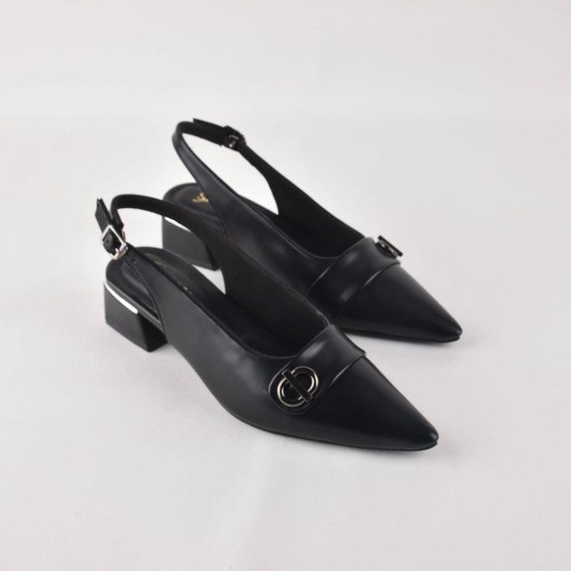 DARK MODE BLOCK HEELS - Stilnyy