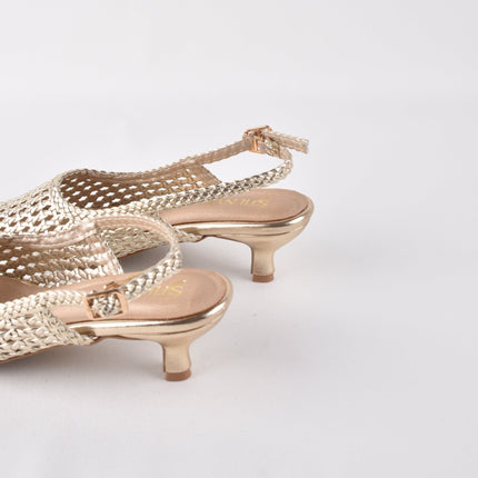 GOLDEN HUSH SLING HEELS - Stilnyy