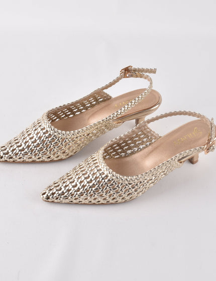 GOLDEN HUSH SLING HEELS - Stilnyy