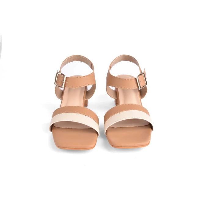 Latte Harmony Strap Sandals - Stilnyy