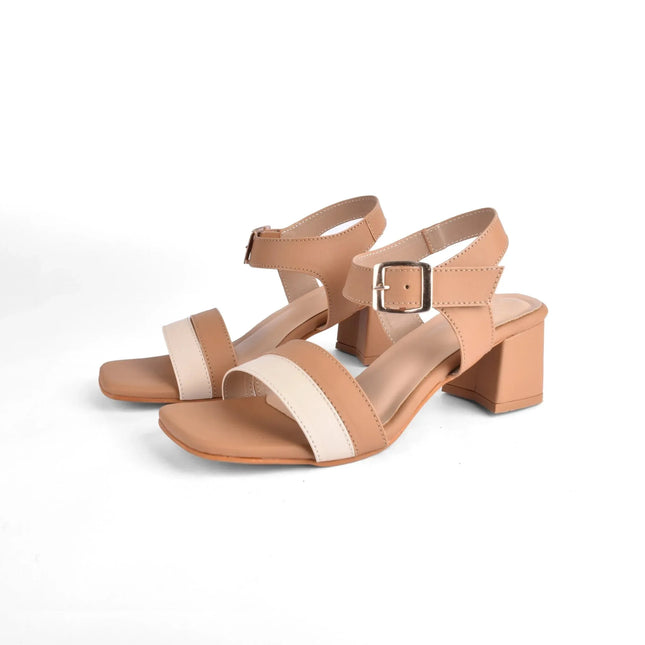 Latte Harmony Strap Sandals - Stilnyy