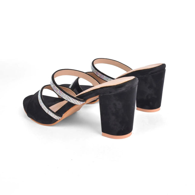 Noir Crystal Muse Heels - Stilnyy