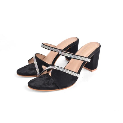 Noir Crystal Muse Heels - Stilnyy