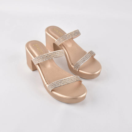 SHINE THEORY PLATFORM STRAP HEELS - Stilnyy