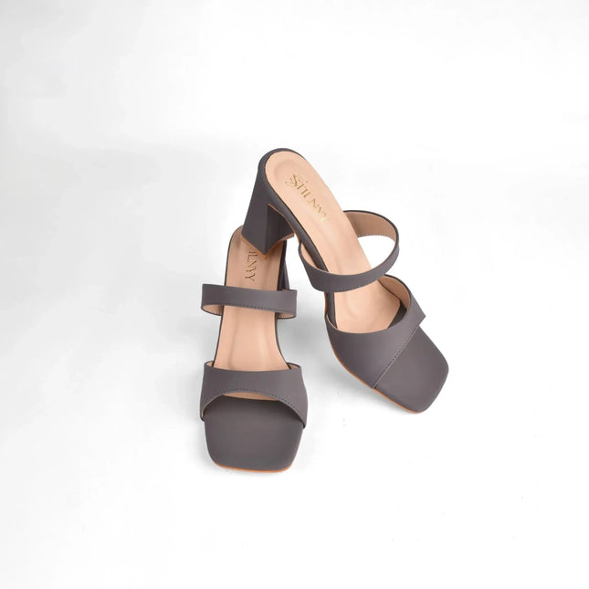 Smoky Aura Block Heels - Stilnyy