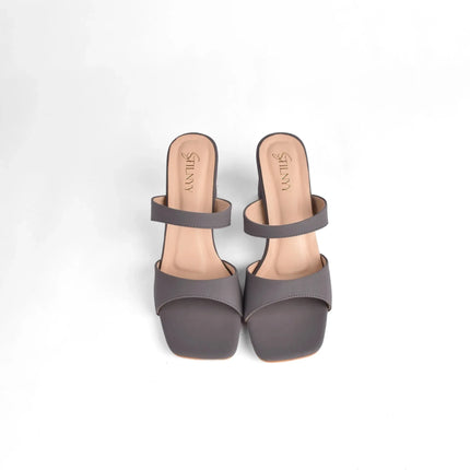 Smoky Aura Block Heels - Stilnyy