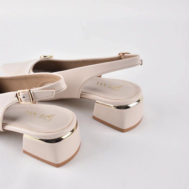 SOFT MODE BLOCK HEELS - Stilnyy