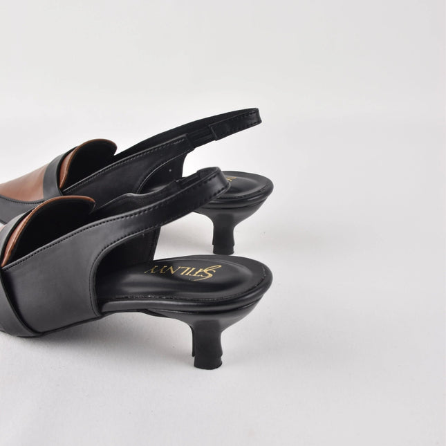 VERONA DUO SLINGBACK HEELS - Stilnyy
